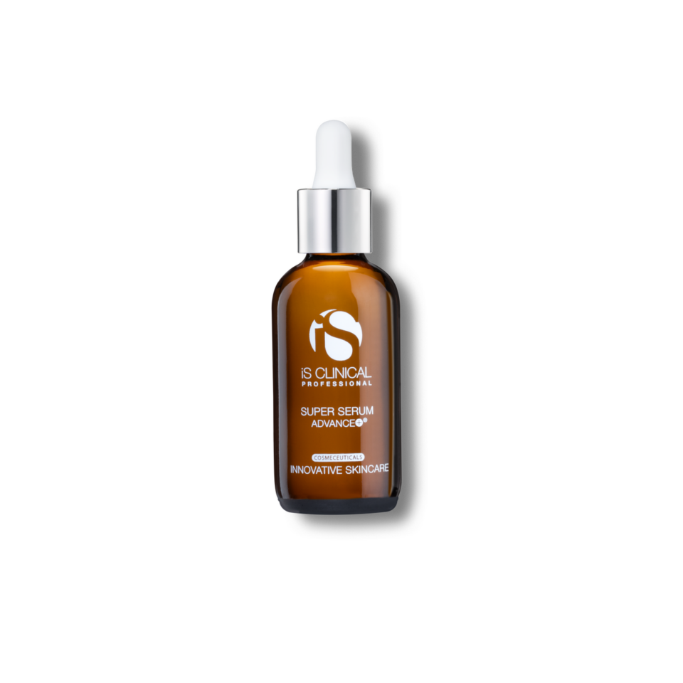 SUPER SERUM ADVANCE+ is a scientifically-advanced, clinically-proven formula that, for the first time, combines a 15% concentration of our next generation L-ascorbic acid (vitamin C) with a bio-identical copper tripeptide growth factor.