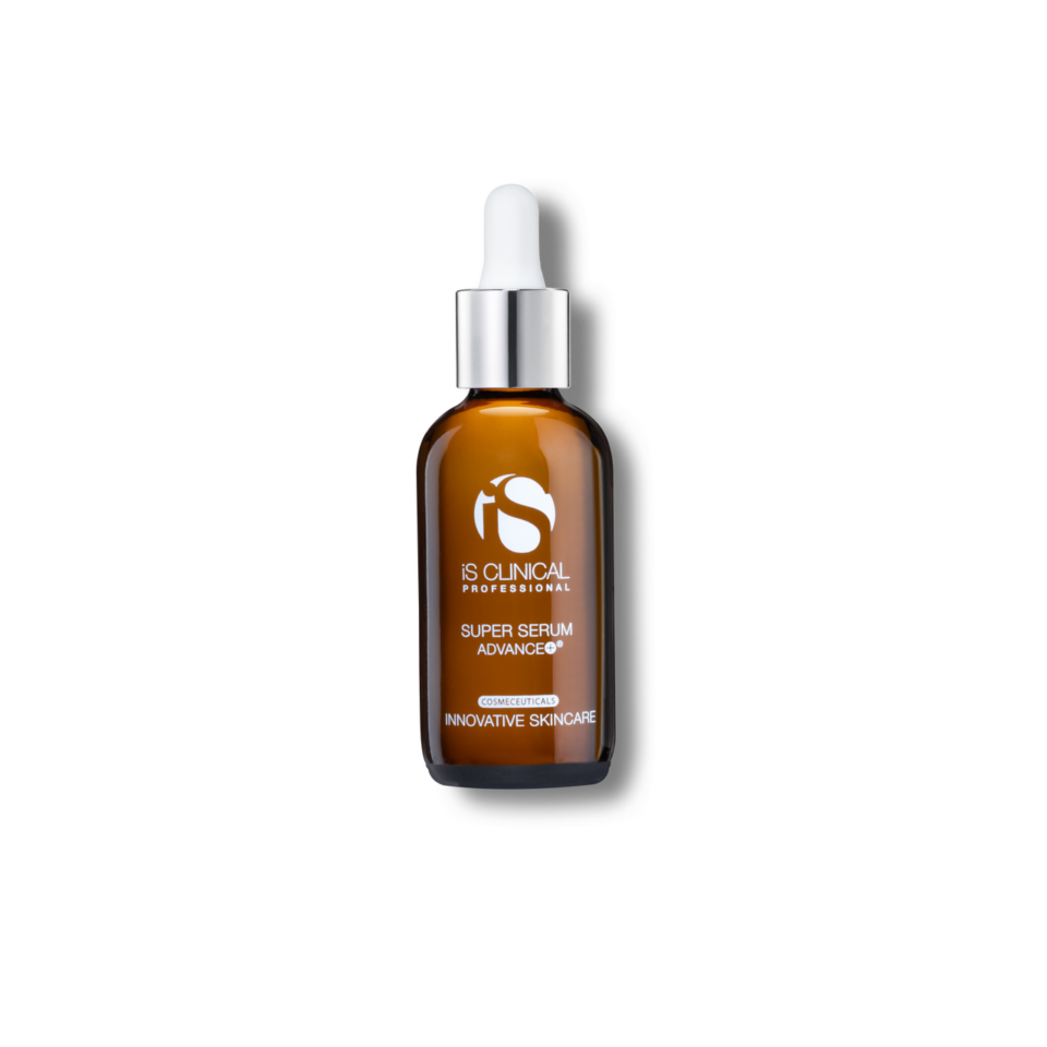 SUPER SERUM ADVANCE+ is a scientifically-advanced, clinically-proven formula that, for the first time, combines a 15% concentration of our next generation L-ascorbic acid (vitamin C) with a bio-identical copper tripeptide growth factor.